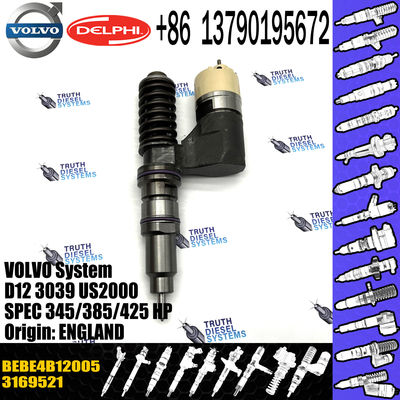 High Quality Diesel Fuel Injector 3169521 8113837 BEBE4B12005 For D12 3039 US2000 SPEC 345/385/425 HP