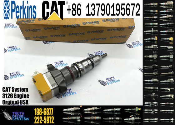 Construction Machinery 222-5965 20R-0758 10R-1257 198-6877 diesel fuel injector 2225965 20R0758 10R1257 198-6877 for CAT