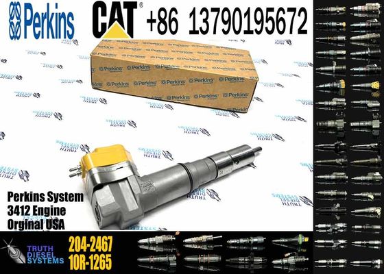 Excavator Engine parts Fule Injetor 204-2467 198-4752 232-1167 20R-5392 173-4059 198-6877 for 3412E 3408 Fuel Injector