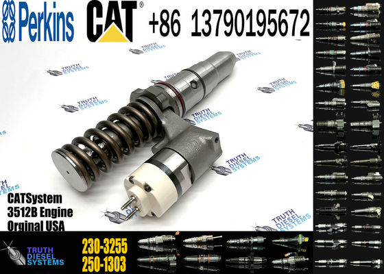 Construction Machinery Parts 10R-3255 10R3255 Common Rail Fuel Injector 20R-1265 20R1265 For CAT 3412 3412E Engine