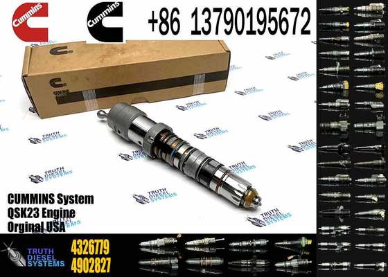 Common Rail Injector Fuel Injecto 4326779 4928346 4928349 for QSK23 Excavator QSK23 QSK45 QSK60