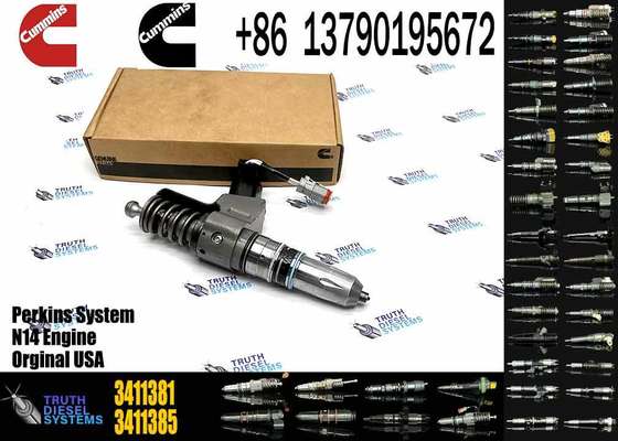Self-Lubricating Low-Maintenance Efficient Common Rail Fuel Injector N14 3411381 for Cummins QSN14 N14