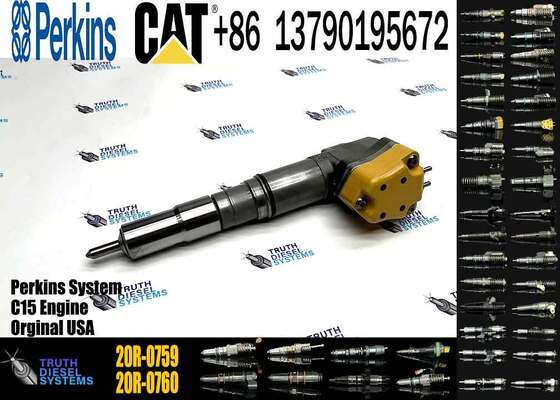 CAT 3412 Truck Engine Fuel Injector 198-4752 104-3377 20R-0759 for Spray Valve System Spare Parts
