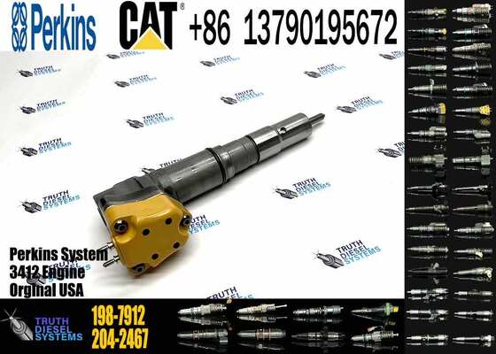 Common Rail Diesel Injector 198-7912 Excavator Parts Fuel Injectors 1987912 for CAT