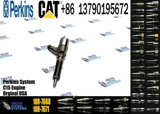 New Quality Common Rail Fuel Injector 321-0990 2645a743 10R-7668 Engine Fuel Injector for Engine C6.6 320D Inyector Injecteur
