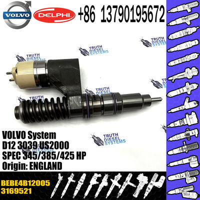 High Quality Diesel Fuel Injector 3169521 8113837 BEBE4B12005 For D12 3039 US2000 SPEC 345/385/425 HP