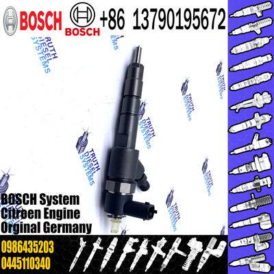 New 0445110340 Common Rail Fuel Injector 0 445 110 340 for Diesel Engine 0445110739 0986435203