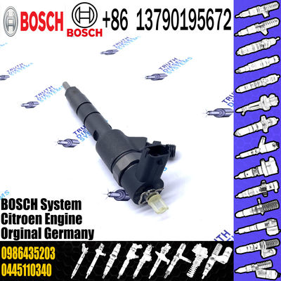 New 0445110340 Common Rail Fuel Injector 0 445 110 340 for Diesel Engine 0445110739 0986435203