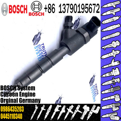 New 0445110340 Common Rail Fuel Injector 0 445 110 340 for Diesel Engine 0445110739 0986435203