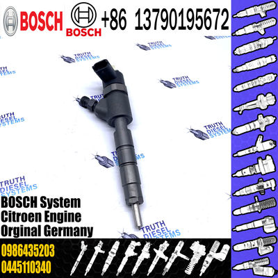New 0445110340 Common Rail Fuel Injector 0 445 110 340 for Diesel Engine 0445110739 0986435203