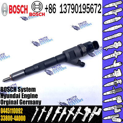 Common rail injector diesel injector 0445110092 for modern H-1KIA SORENTO 2.5 CRDi