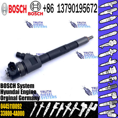 Common rail injector diesel injector 0445110092 for modern H-1KIA SORENTO 2.5 CRDi