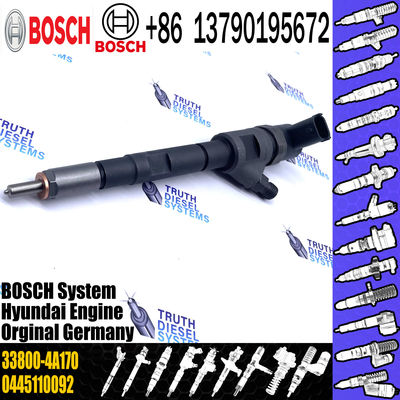 New Fuel Injectors 0445110186 0445110763 0445110279 0986435182 33800-4A100 33800-4A150 33800-4A170