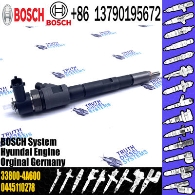 Common Rail Injector 0445110277 0445110278 33800-4A600 For PORTER II, H1, GRAND STAREX