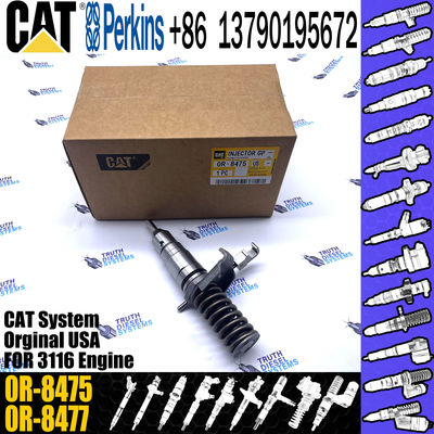 common rail injector 127-8207 1278207 0R-8475 for Caterpillar Engine 3116
