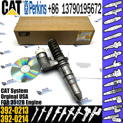 Cat engine 3508B 3512B 3516B fuel injector 392-0213 443-9454 4439454 for caterpillar machinery parts