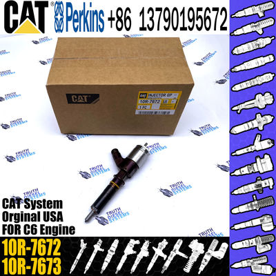 Cat injectors c6.6 injector 320-0690 10r-7672 10R-7673 fule injector for caterpillar excavator 320d