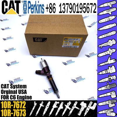 Cat injectors c6.6 injector 320-0690 10r-7672 10R-7673 fule injector for caterpillar excavator 320d