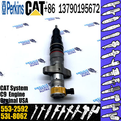 553-2592 Common Rail Fuel Injector 557-7633 387-9433 For Caterpillar C9 Excavator