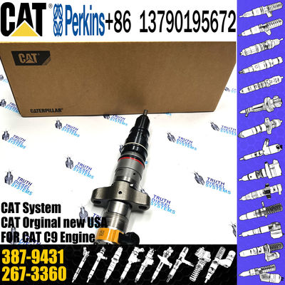 Cat Excavator c9 injector Diesel Common Rail Fuel Injector 235-5261 267-3360 387 387-9431 for Caterpillar Engine