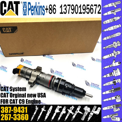 Cat Excavator c9 injector Diesel Common Rail Fuel Injector 235-5261 267-3360 387 387-9431 for Caterpillar Engine
