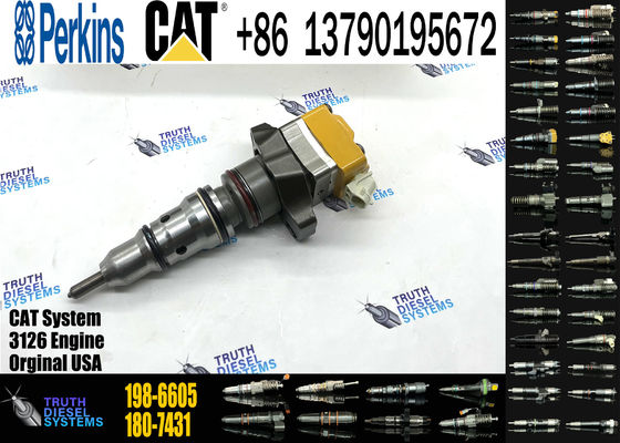 Fuel Injector 128-6601 198-6605 for Excavator Engine 3126 3126B
