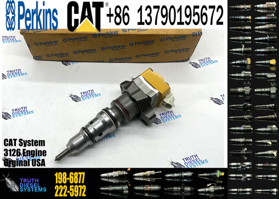 Construction Machinery 222-5965 20R-0758 10R-1257 198-6877 diesel fuel injector 2225965 20R0758 10R1257 198-6877 for CAT