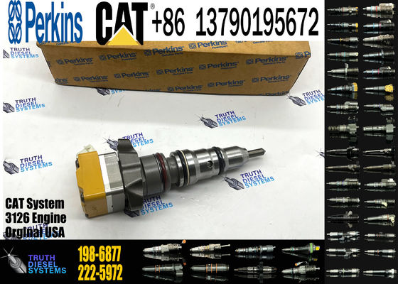 Construction Machinery 222-5965 20R-0758 10R-1257 198-6877 diesel fuel injector 2225965 20R0758 10R1257 198-6877 for CAT