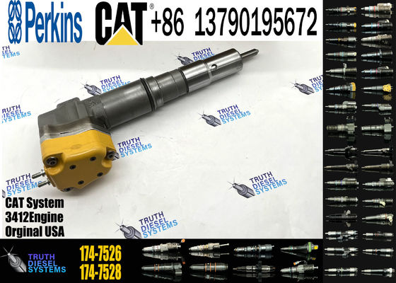 Top quality 3412 injector 20R0758 common rail fuel injector 1747526 174-7526