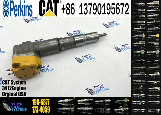 Construction Machinery 222-5965 20R-0758 10R-1257 198-6877 diesel fuel injector 2225965 20R0758 10R1257 198-6877 for CAT