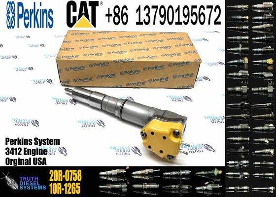 Excavator Engine parts Fule Injetor 20R-4148 20R-0758 232-1171 10R-1267 232-1183 10R-1266 for 3412E 3408 Fuel Injector