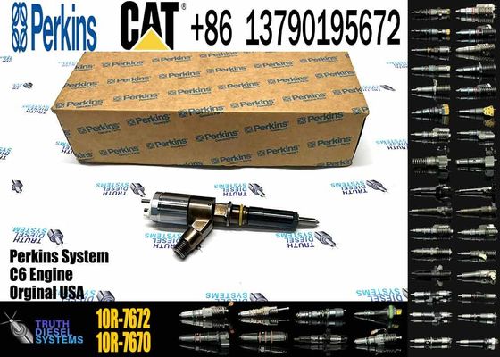320D Diesel Common Rail Fuel Injectors 10R-7672 320-0680 For Caterpillar CAT C4.4 C6.6 Engine PERKINS 2645A747