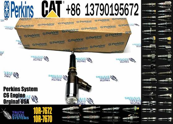 320D Diesel Common Rail Fuel Injectors 10R-7672 320-0680 For Caterpillar CAT C4.4 C6.6 Engine PERKINS 2645A747