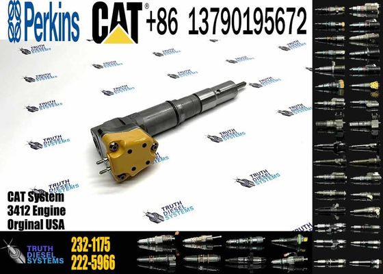 Excavator Engine Parts Fule Injetor 169-7408 174-7527 222-5967 20R-0760 232-1175 173-9272 For 3412E 3408 Fuel Injector