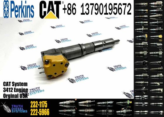 Excavator Engine Parts Fule Injetor 169-7408 174-7527 222-5967 20R-0760 232-1175 173-9272 For 3412E 3408 Fuel Injector