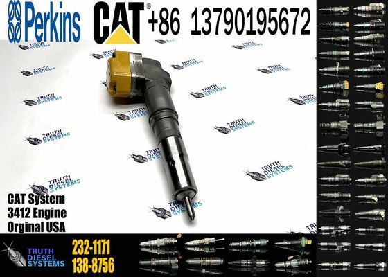 Fuel Injector 174-7526 232-1183 232-1171 232-1175 20R0758 232-1173 232-1168 174-7528 For Caterpillar 3412E 3408E Engine