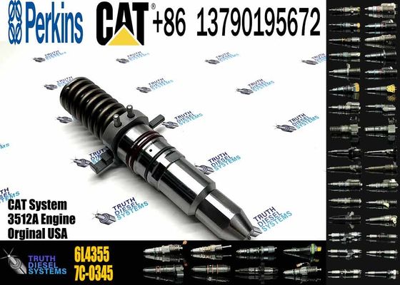 Diesel Engine Injector 4P9076 4P9077 7C4148 6L4355 0R-8338 10R-1252 For Caterpillar C3512A Common Rail