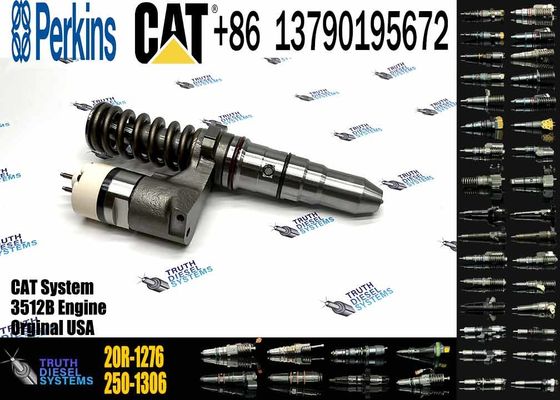 Construction Excavator 20R-1276 392-0214 Engine Spare Parts 3508 3512 3516 Fuel Injector 20R1276 3920214 For Caterpillar
