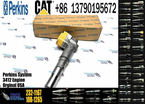 3412E Fuel Injector 232-1167 2321167 1986877 1535938 1747527 for TRUCK 771D 775D TRACTOR 631E 651E 657E