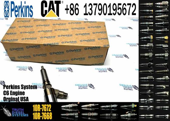 10R-7672 10R-7673 Common Rail Injector for Caterpillar CAT Perkins C6.6 C4.4 Engine