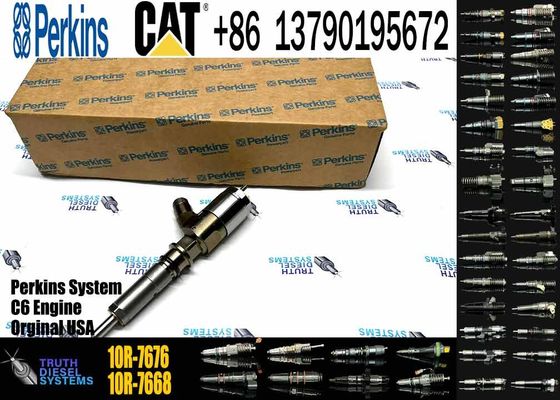 High Pressure Diesel Fuel Common Rial Injector 10R-7676 for C6.6 Engine Auto Parts Common Rail Injector