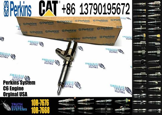 High Pressure Diesel Fuel Common Rial Injector 10R-7676 for C6.6 Engine Auto Parts Common Rail Injector