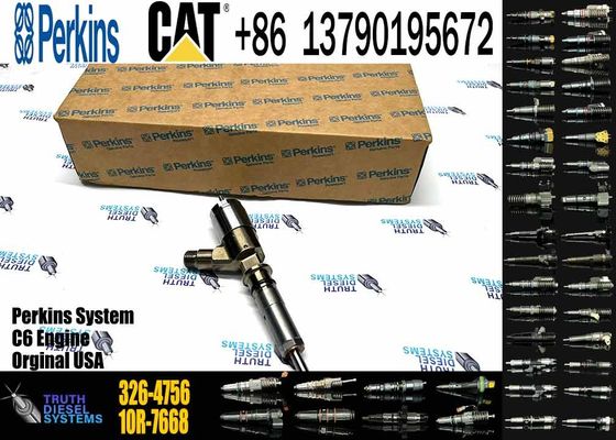 New 326-4756 326-4700 3264700 10R-7675 10R7675 Diesel Fuel Injector for Caterpillar for CAT C6 C6.4 320D 321D 312D 313D 323D New