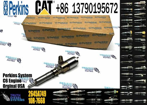 2645A748 320D Engine Diesel Fuel Injector 2645A749 320-0690 2645A751 Injector 2645A753 321-3600 for CAT Excavator Perkins