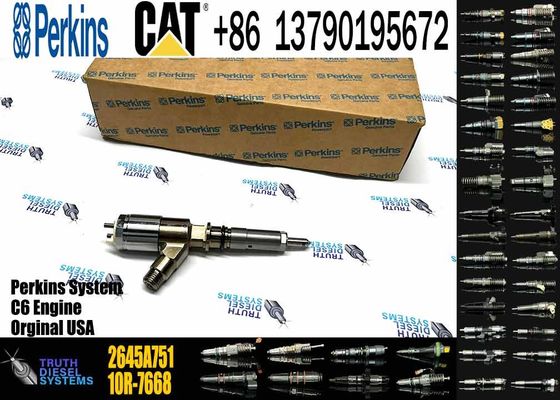 2645A748 320D Engine Diesel Fuel Injector 2645A749 320-0690 2645A751 Injector 2645A753 321-3600 for CAT Excavator Perkins