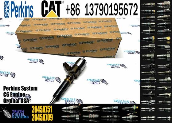 New 2645A753 321-3600 320-3800 10R7938 Diesel Fuel Injector for Caterpillar for Perkins for CAT C6.4 C6.6