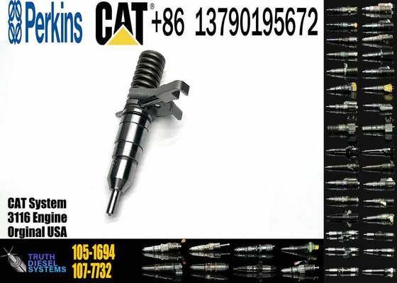 105-1694101-4561 101-8673 102-7038 Fuel Injector for Caterpillar CAT 3114 3116 Engine