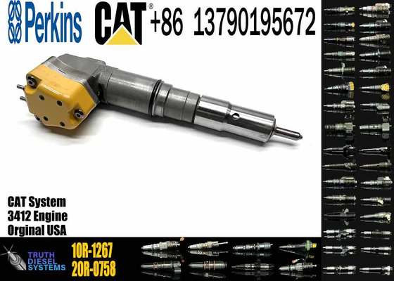 Original Fuel Injector Iveco Common Rail Injector 232-1171 10R-1267 138-8756 for Caterpillar TRUCK 773D 773B 775B 3412 Engine