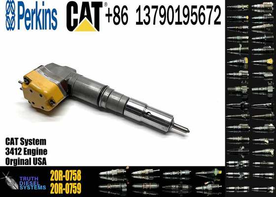174-7526 1747526 Diesel Fuel Injector for Caterpillar CAT 3412E Engine 20R-0758 Injection Valves