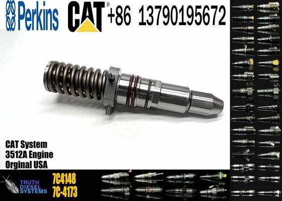 Diesel Engine Injector 7E6408 4P9077 7C4148 6L4355 0R-8338 10R-1252For C3512A Common Rail